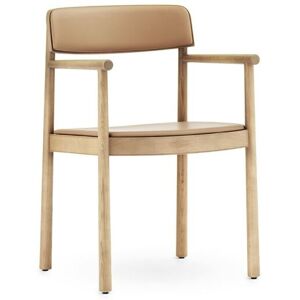 Normann Copenhagen Timb Armstol SH: 46 cm - Polstret Tan / Camel