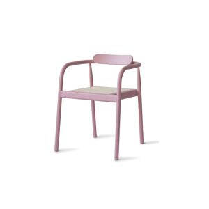 PLEASE WAIT to be SEATED Ahm Chair SH: 46,5 cm - Indian Red/Cane