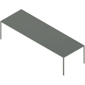 HAY New Order Table 100x300cm - Army Powder Coated/Green Linoleum