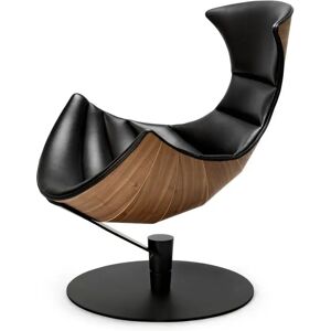 Bruunmunch The Lobster Chair SH: 39 cm - Walnut / Black