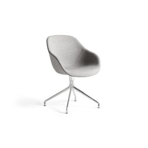 HAY AAC121 About A Chair Spisebordsstol Polstret SH: 47,5 cm - Polished Aluminium/Surface By 190