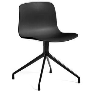 HAY AAC 10 About A Chair SH: 46 cm - Black Powder Coated Aluminium/Black