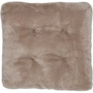 Natures Collection New Zealand Sheepskin Moccasin Seat Cover Square 45x45 cm - Silver Grey