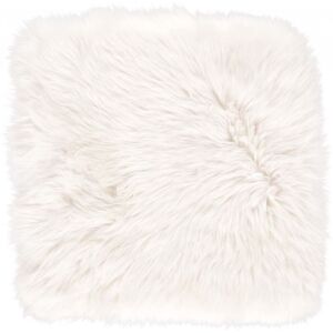 Natures Collection Seat Cover New Zealand Sheepskin Long Wool Square 37x37 cm - Ivory