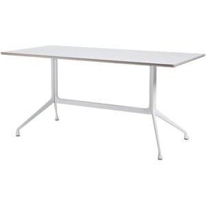 HAY AAT10 Table 180x90 cm - White Powder Coated Aluminium/White Laminate