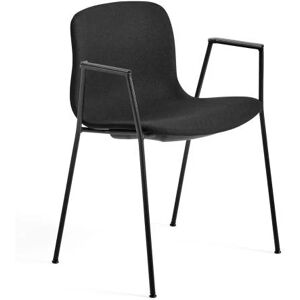 HAY AAC 19 About A Chair SH: 46 cm - Black Powder Coated Steel/Steelcut 190