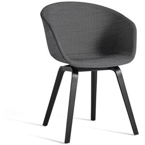 HAY AAC 23 About A Chair SH: 46 cm - Black Lacquered Oak Veneer/Surface by 190