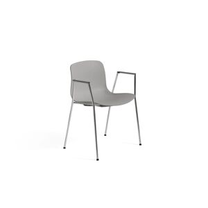HAY AAC 18 About A Chair SH: 46 cm - Chromed Steel/Concrete Grey