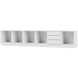 Montana Selection Rest Bænk med sokkel 7 cm 208,8x35,4x38 cm - 101 New White