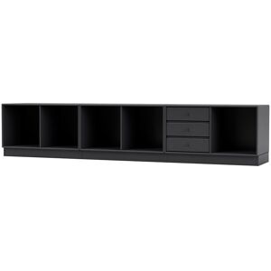 Montana Selection Rest Bænk med sokkel 7 cm 208,8x35,4x38 cm - 04 Anthracite