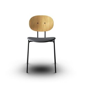 Sibast Furniture Piet Hein Chair SH: 45 cm - Oil Oak/Nevada Black