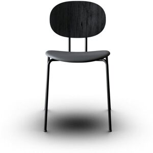 Sibast Furniture Piet Hein Chair SH: 45 cm - Black Oak/Nevada Black