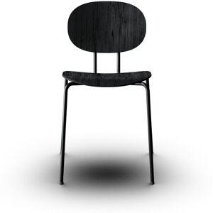 Sibast Furniture Piet Hein Chair SH: 45 cm - Black Oak