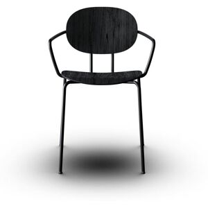 Sibast Furniture Piet Hein Chair w. Armrest SH: 45 cm - Black Oak