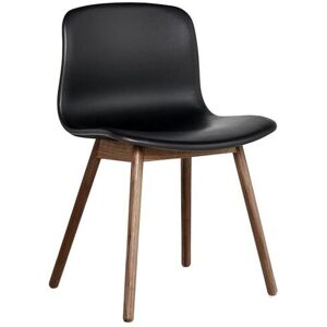 HAY AAC 13 About A Chair SH: 46 cm - Lacquered Solid Walnut/Sense Black