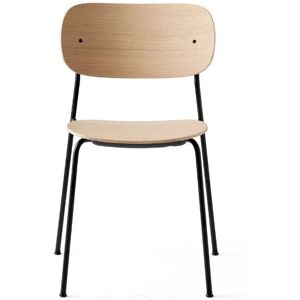 Audo Copenhagen Co Dining Chair Black SH: 45 cm - Natural Oak