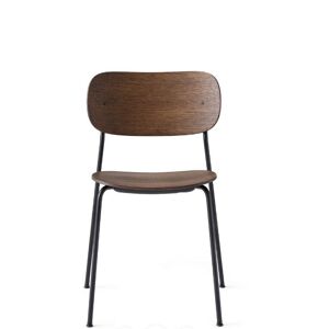 Audo Copenhagen Co Dining Chair Black SH: 45 cm - Dark Stained Oak