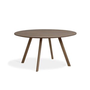 HAY CPH 25 Round Table Ø: 140 cm - Lacquered Solid Walnut/Lacquered Walnut Veneer