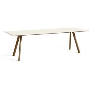 HAY CPH 30 Table 250x90x74 cm - Lacquered Solid Walnut/Off White Linoleum