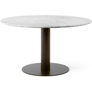 &Tradition In Between SK20 Dining Table Ø: 150 cm - Bianco Carrara Marble/Bronzed