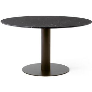 &Tradition In Between SK20 Dining Table Ø: 150 cm - Nero Marquina Marble/Bronzed