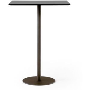 &Tradition In Between SK21 Bar Table 60x70 cm - Black Fenix Nano Laminate/Bronzed Base