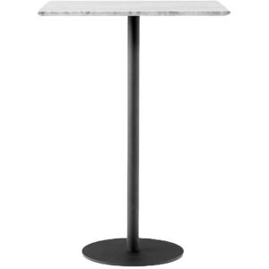 &Tradition In Between SK21 Bar Table 60x70 cm - Bianco Carrara Marble/Black Base