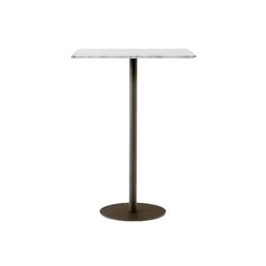 &Tradition In Between SK21 Bar Table 60x70 cm - Bianco Carrara Marble/Bronzed Base