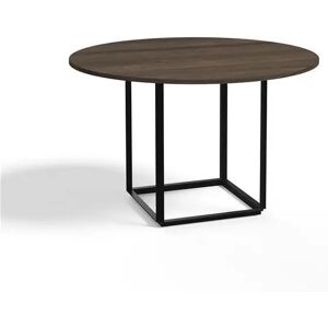 New Works Florence Dining Table Ø: 120 cm - Walnut / Black