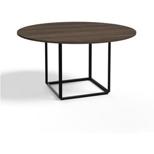 New Works Florence Dining Table Ø: 145 cm - Walnut / Black