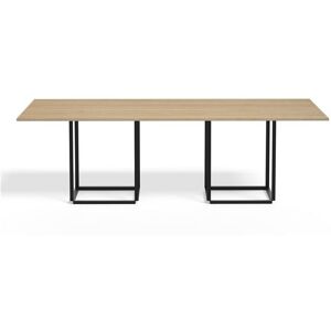 New Works Florence Dining Table Rectangular 110x240 cm - Natural Oak / Black