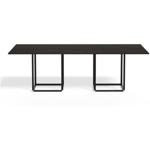 New Works Florence Dining Table Rectangular 110x240 cm - Smoked Oak / Black