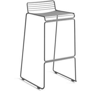 HAY Hee Bar Stool High 2 Stk. SH: 75 cm - Asphalt Grey