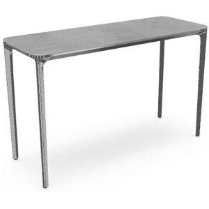 SOVET Slim 4 Legs Console L: 120 cm - Chrome/Ceramics Grey