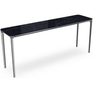 SOVET Slim 4 Legs Console L: 180 cm - Chrome/Ceramics Polished Marquinia