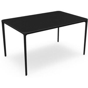 SOVET Slim Rectangular 140x90 cm - Black/Wood Oak Stained Wengé