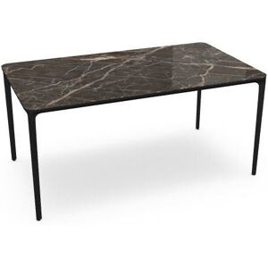 SOVET Slim Rectangular 160x90 cm - Black/Ceramics Ombra di Caravaggio