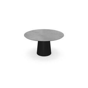 SOVET Totem Dining Table Ø: 140 cm - Black/Ceramics Grey