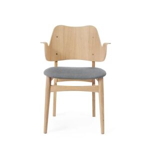 Warm Nordic Gesture Chair SH: 46 cm - Oak/Grey Melange