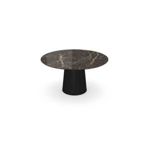 SOVET Totem Dining Table Ø: 140 cm - Black/Ceramics Ombra di Caravaggio