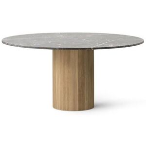 Vipp 495 Cabin Round Table Ø: 150 cm - Light Oak/Grey Marble