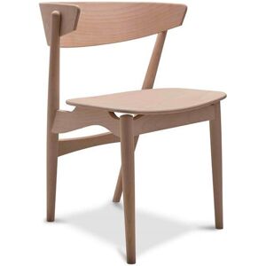 Sibast Furniture No 7 Dining SH: 45 cm - Sæbebehandlet Bøg/Træsæde