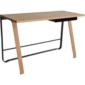 Bent Hansen Hemingway Skrivebord m. Opladerstation & Skuffe L: 120 cm - Matlakeret Eg