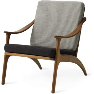 Warm Nordic Lean Back Lounge Chair SH: 41 cm - Teak/Sage/Mocca