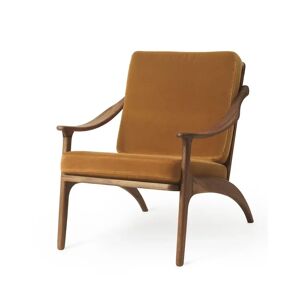 Warm Nordic Lean Back Lounge Chair SH: 41 cm - Teak/Amber