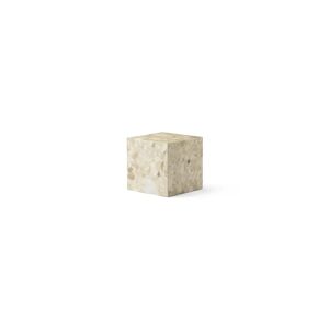 Audo Copenhagen Plinth Cubic H: 40 cm - Sand Kunis Breccia