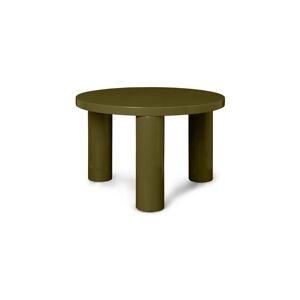 Ferm Living Post Coffee Table Small Ø: 65 cm - Olive