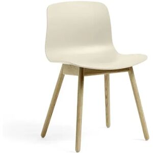 HAY AAC ECO 12 About A Chair SH: 46 cm - Lacquered Solid Oak/ECO Cream