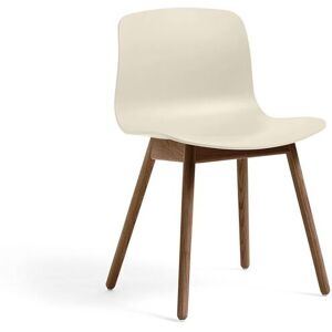 HAY AAC ECO 12 About A Chair SH: 46 cm - Lacquered Solid Walnut/ECO Cream