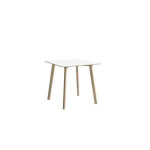 HAY CPH Deux 210 Table 75x75x73 cm - Untreated Solid Beech/Pearl White Laminate